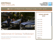 Tablet Screenshot of centralatrafikskolan.info